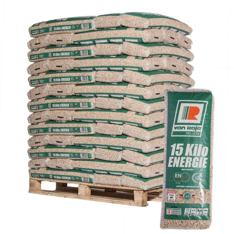 Pellet Van Roje – Palette mit 65 Säcken