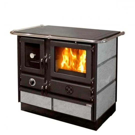 Stufa mit Kessel aus Speckstein Super Thermo Magnum