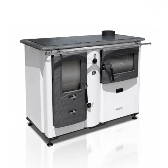 Wasserführender Holzofen Temy Plus P 20 + Heizkessel