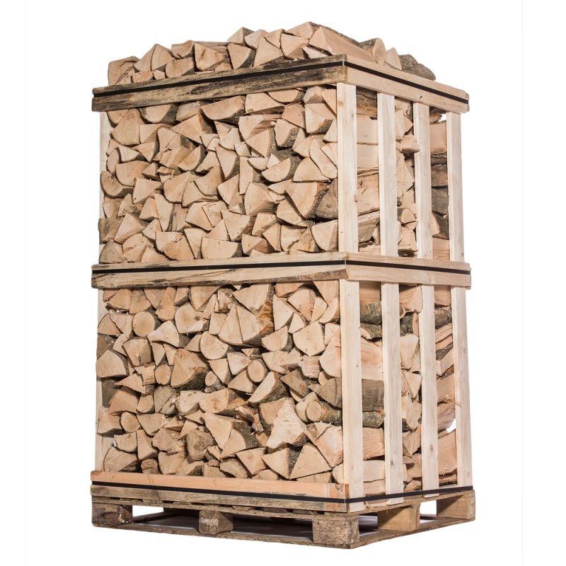 LENHA – 50 CM – MISCHUNG AUS Harthölzern – PALETTE 2 M3 – 2,5 STER