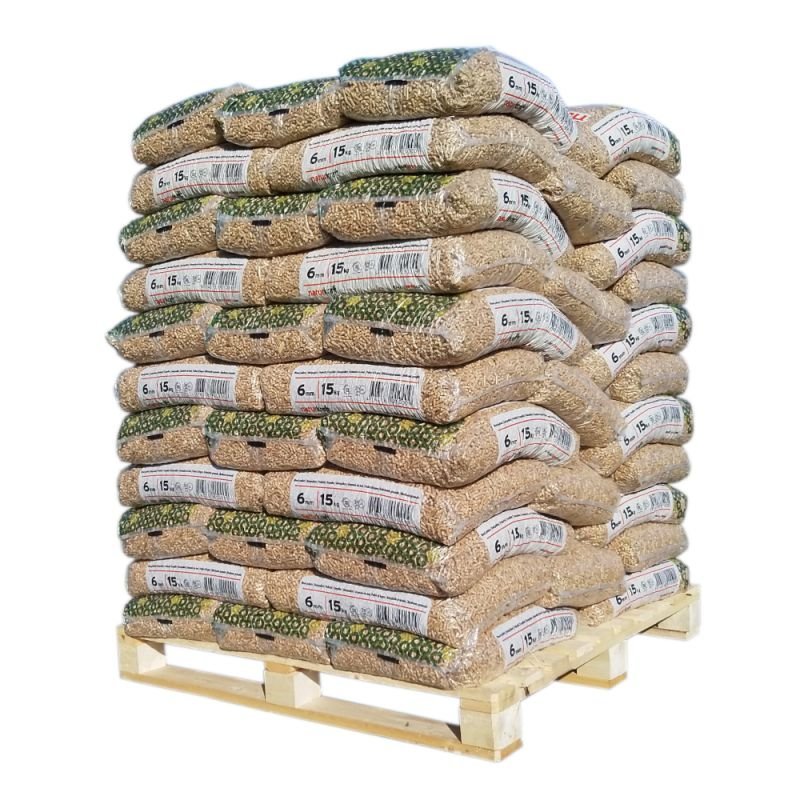 NATURKRAFT Pellets – Palette mit 66 Säcken à 15 kg