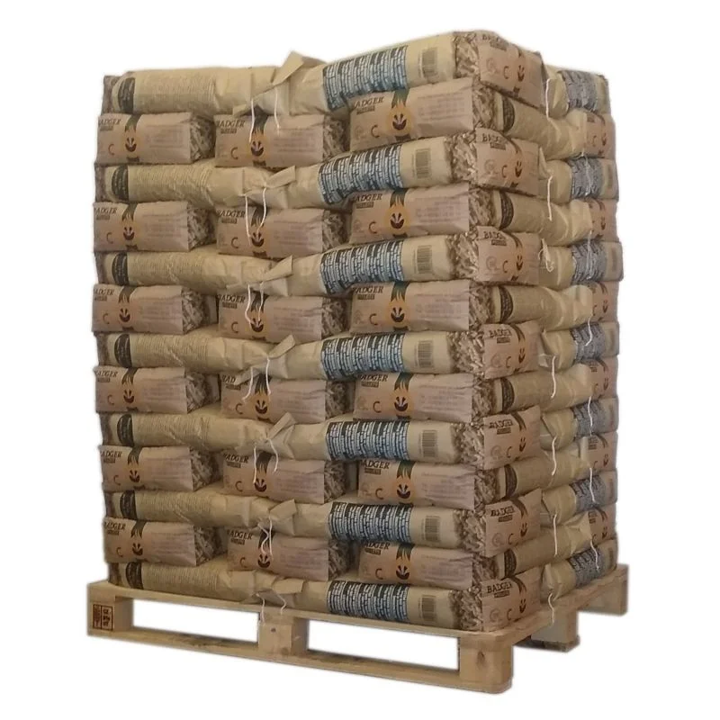 Pellet Badger – Palette mit 65 Säcken à 15 kg